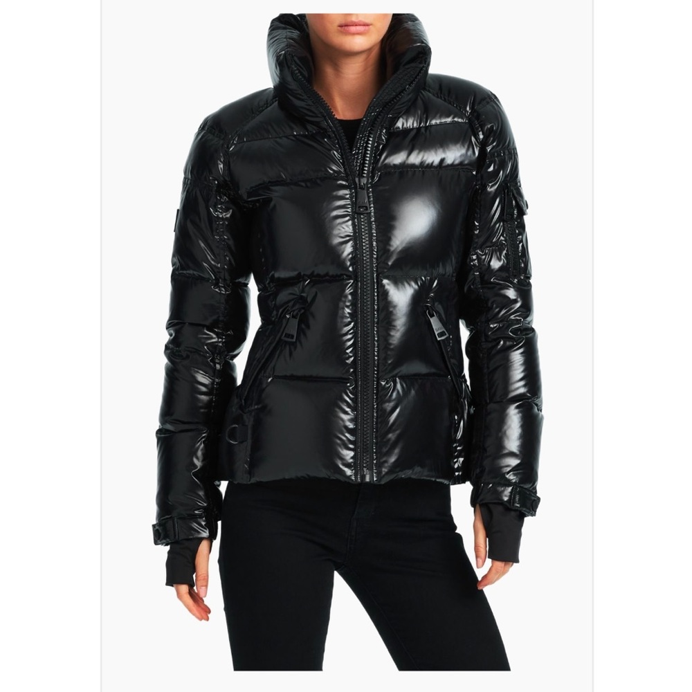 Sam. Black Freestyle Down Puffer Jacket - image 1